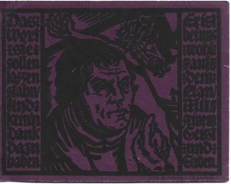 Реверс банкноты 50 fenigów (Niemcy) 1921