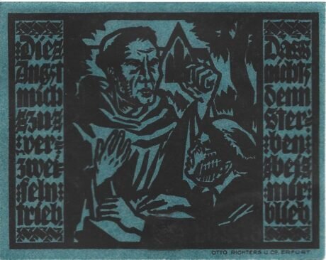 Реверс банкноты 50 fenigów (Niemcy) 1921