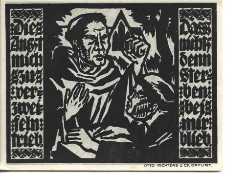 Реверс банкноты 50 fenigów (Niemcy) 1921