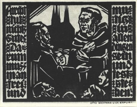 Реверс банкноты 50 fenigów (Niemcy) 1921