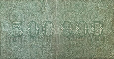 Реверс банкноты 500000 marek (Niemcy) 1923