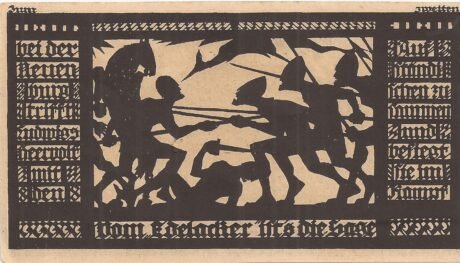 Реверс банкноты 50 fenigów (Niemcy) 1921