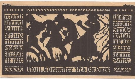 Реверс банкноты 50 fenigów (Niemcy) 1921