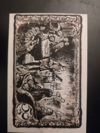 Реверс банкноты 50 fenigów (Niemcy) 1921