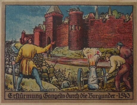 Реверс банкноты 25 fenigów (Niemcy) 1921