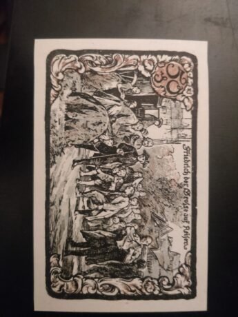 Реверс банкноты 50 fenigów (Niemcy) 1921