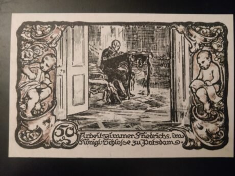 Реверс банкноты 50 fenigów (Niemcy) 1921