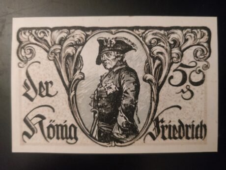 Реверс банкноты 50 fenigów (Niemcy) 1921