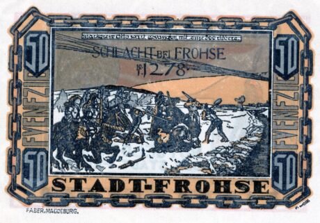 Реверс банкноты 50 fenigów (Niemcy) 1921