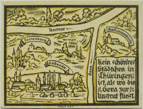 Реверс банкноты 10 пфеннигов (Германия) 1921 года