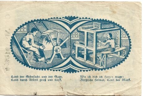 Реверс банкноты 100000 marek (Niemcy) 1923