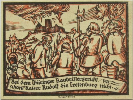 Реверс банкноты 50 fenigów (Niemcy) 1921