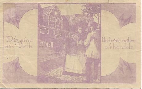 Реверс банкноты 100000 марок (Германия) 1923 года