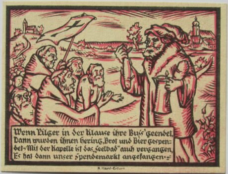 Реверс банкноты 50 пфеннигов (Германия) 1921 года