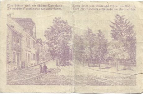 Реверс банкноты 100000 marek (Niemcy) 1923