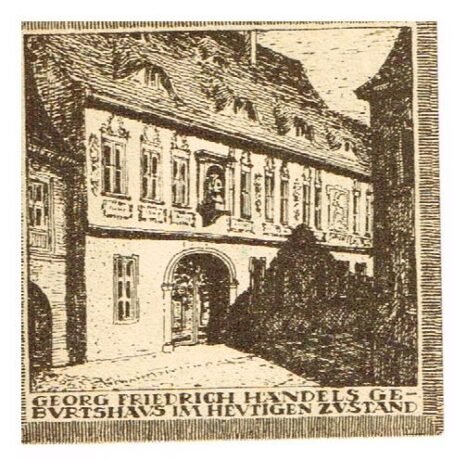 Реверс банкноты 10 fenigów (Niemcy) 1921