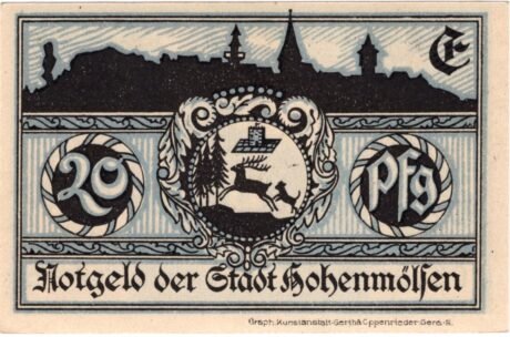 Реверс банкноты 20 пфеннигов (Германия) 1921 года