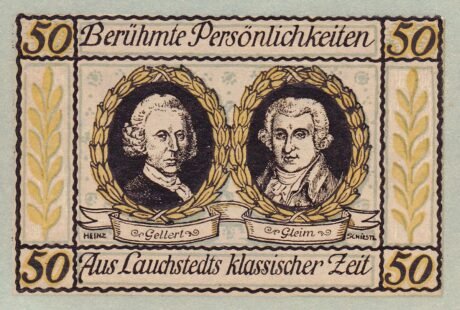 Реверс банкноты 50 fenigów (Niemcy) 1921