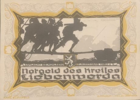 Реверс банкноты 50 fenigów (Niemcy) 1921