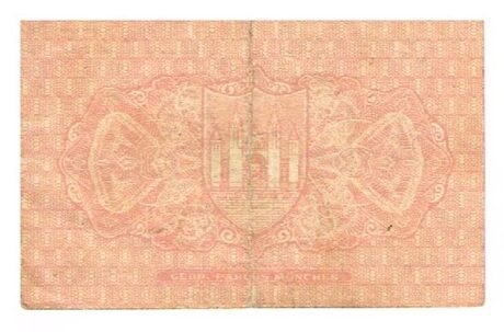 Реверс банкноты 10 Pfennig (Германия) 1918 года