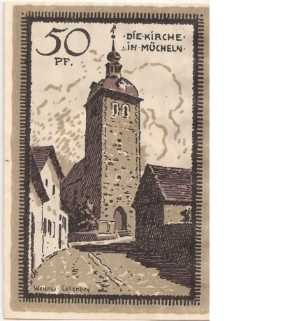 Реверс банкноты 50 fenigów (Niemcy) 1921