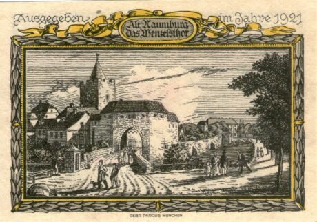 Реверс банкноты 25 fenigów (Niemcy) 1921