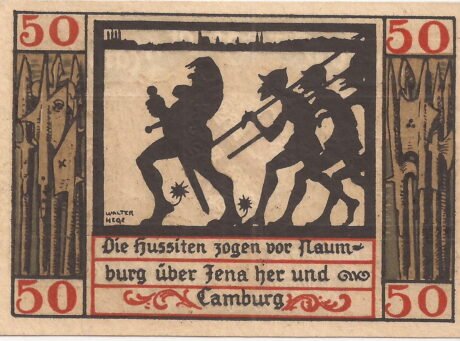 Реверс банкноты 50 fenigów (Niemcy) 1920