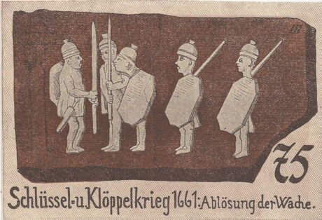 Реверс банкноты 75 пфеннигов (Германия) 1921 года