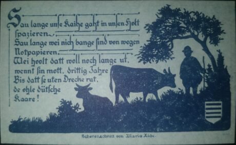 Реверс банкноты 25 fenigów (Niemcy) 1921