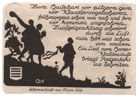 Реверс банкноты 50 fenigów (Niemcy) 1921