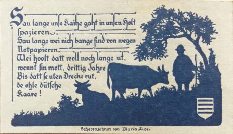 Реверс банкноты 50 fenigów (Niemcy) 1921