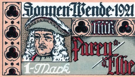Аверс банкноты 1 marka (Niemcy) 1921