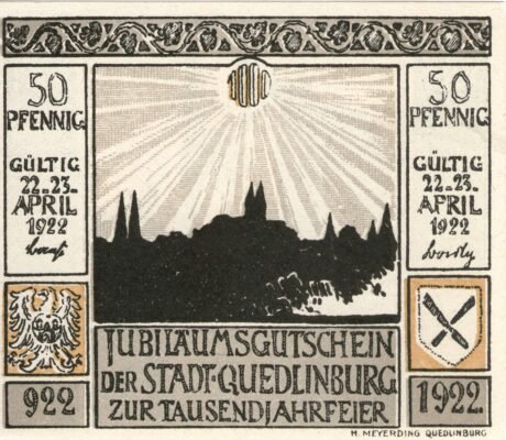 Аверс банкноты 50 пфеннигов (Германия) 1920 года