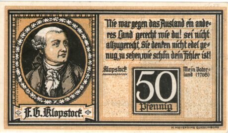 Реверс банкноты 50 пфеннигов (Германия) 1921 года