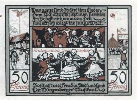 Реверс банкноты 50 fenigów (Niemcy) 1922