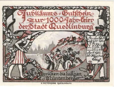 Аверс банкноты 50 fenigów (Niemcy) 1922