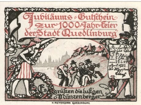 Аверс банкноты 50 fenigów (Niemcy) 1922