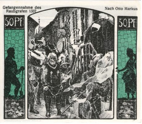 Реверс банкноты 50 пфеннигов (Германия) 1922 года