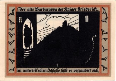 Реверс банкноты 25 fenigów (Niemcy) 1921