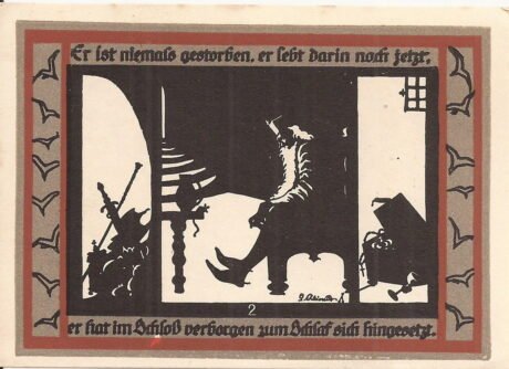 Реверс банкноты 50 fenigów (Niemcy) 1921