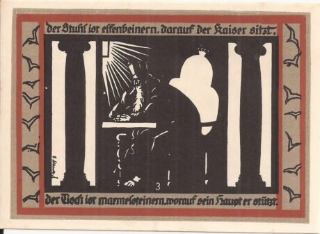 Реверс банкноты 50 fenigów (Niemcy) 1921