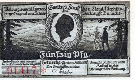 Аверс банкноты 50 пфеннигов (Германия) 1921 года