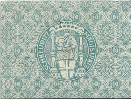 Реверс банкноты 10 fenigów (Niemcy) 1918