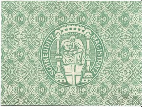 Реверс банкноты 50 fenigów (Niemcy) 1918