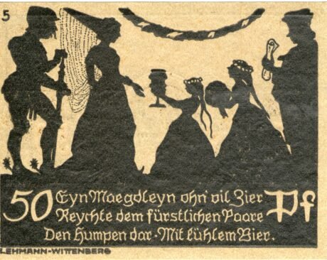 Реверс банкноты 50 пфеннигов (Германия) 1921 года