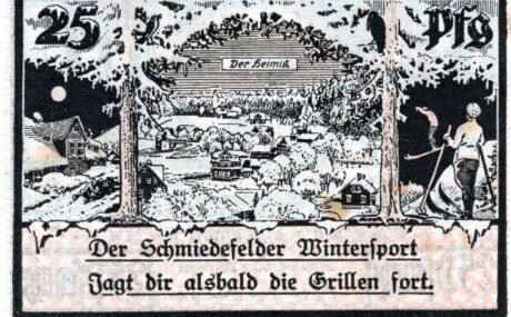 Реверс банкноты 25 пфеннигов (Германия) 1921 года