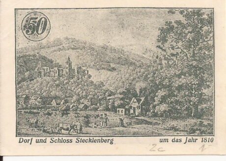 Реверс банкноты 50 fenigów (Niemcy) 1921