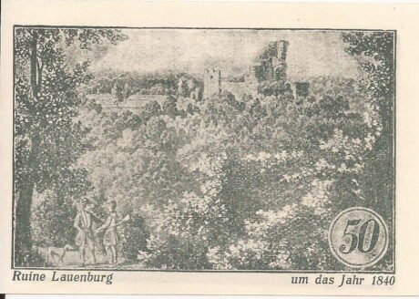 Реверс банкноты 50 fenigów (Niemcy) 1921