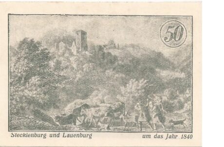 Реверс банкноты 50 fenigów (Niemcy) 1921