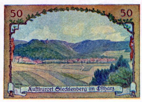 Реверс банкноты 50 fenigów (Niemcy) 1921